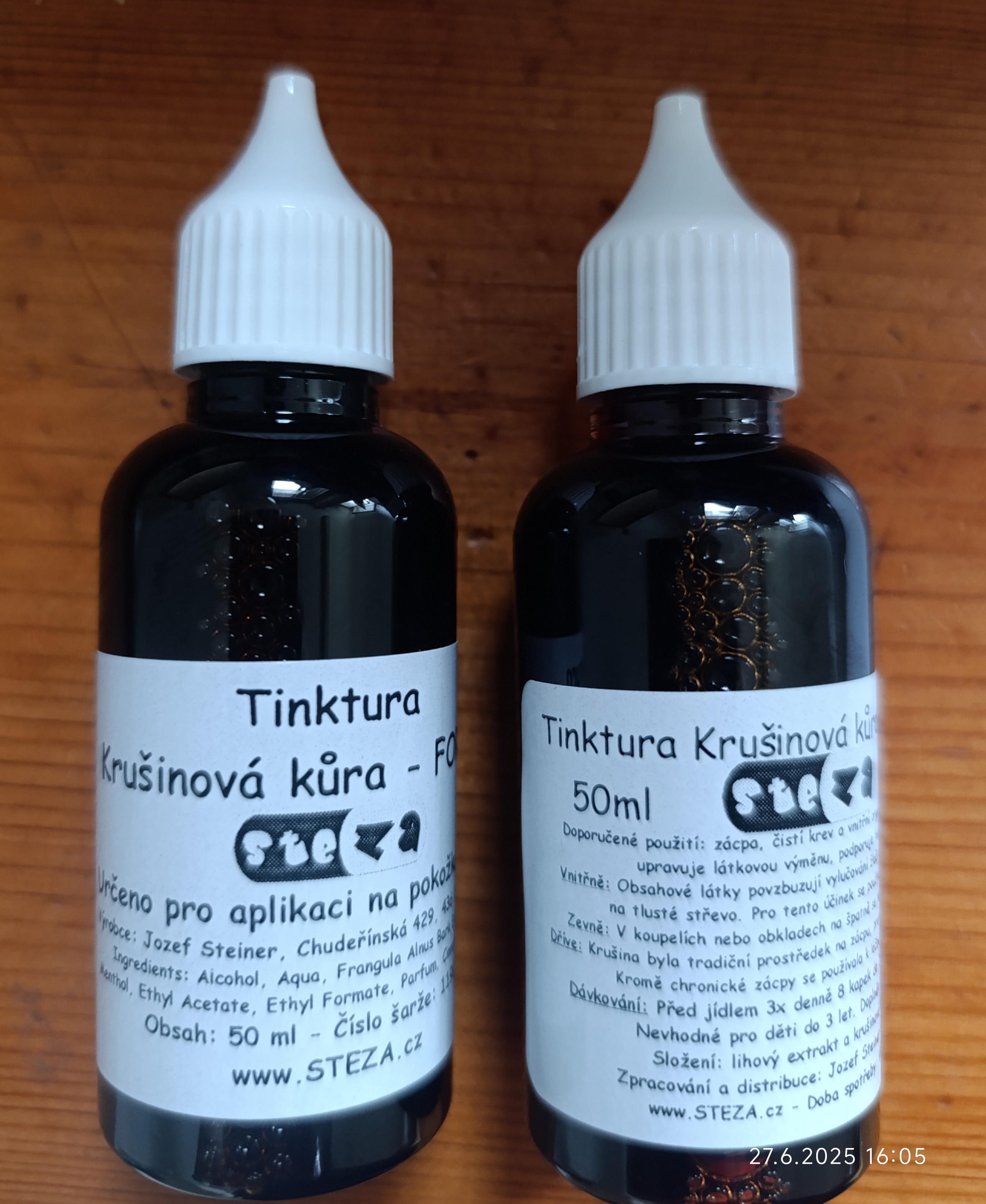 Krušinová tinktura účinky 