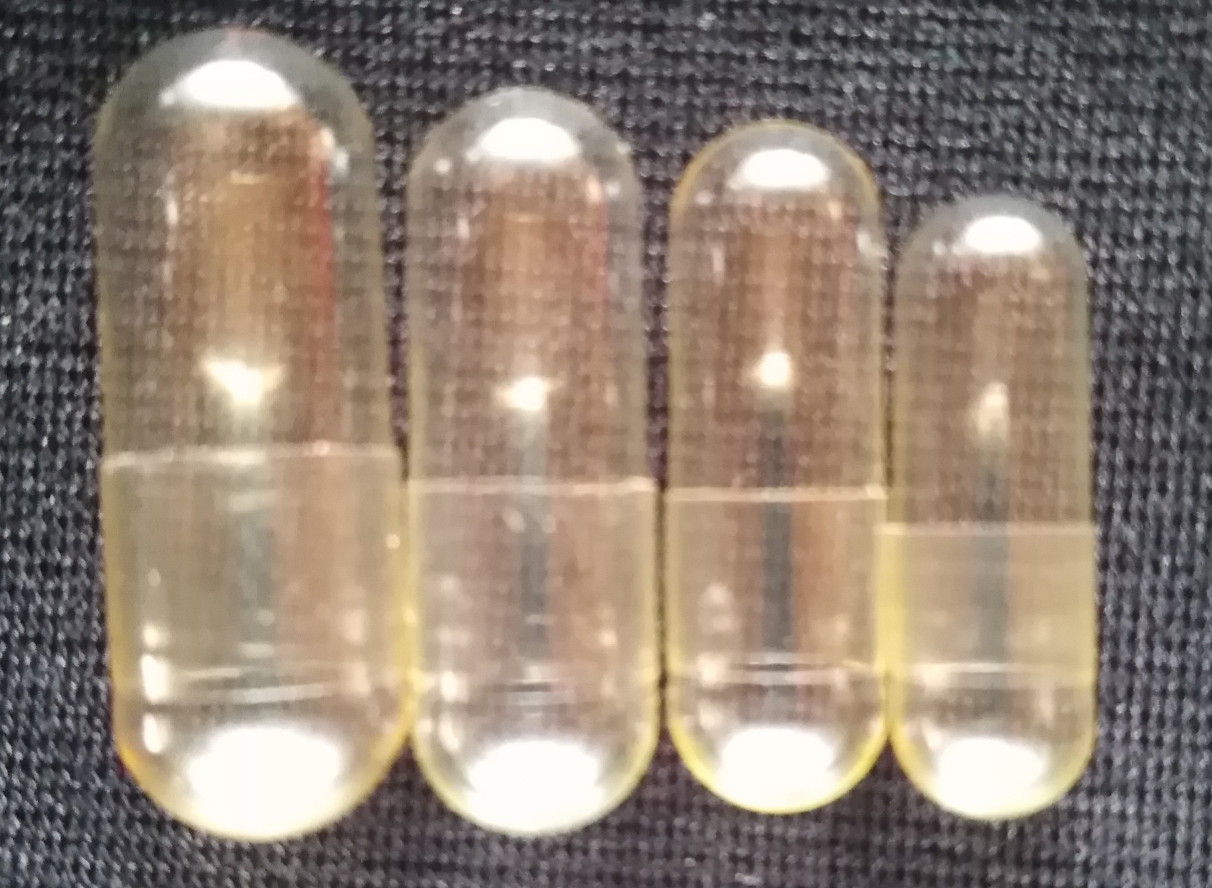 Prázdné želatinové kapsle