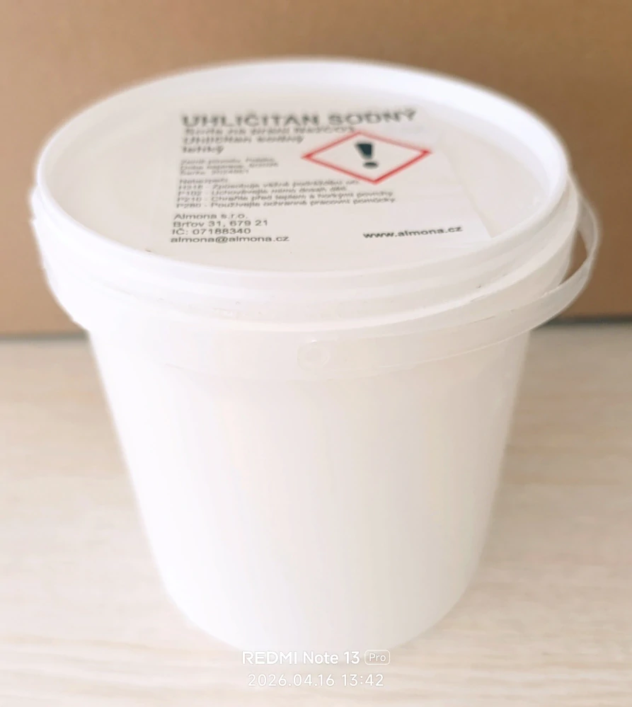 Soda na praní, těžká 2 kg