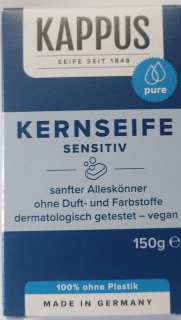 Kappus mýdlo Sensitive s přírodními oleji 150g
