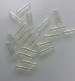 Želatinové kapsle vel. 4 transparentní 1 000 ks