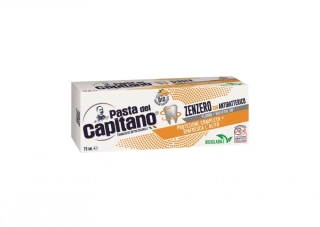 Zubní pasta Del Capitano antibaktriální se zázvorem 75 ml