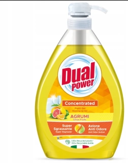 Dual Power Citron prostředek na mytí nádobí 1 l