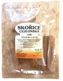 Skořice cejlonská pravá celá 20 g