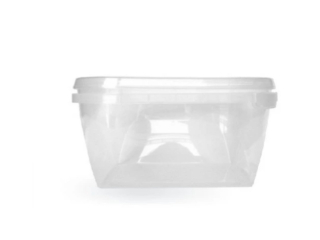 Plastová vanička včetně víčka na potraviny 300 ml 