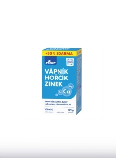 Vitar Vápník+hořčík+zinek 100+50 tablet zdarma